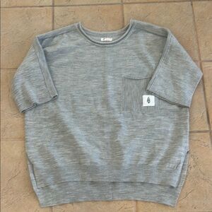NWOT Gray Sweater by free people movement